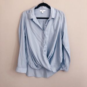 *NWOT* | BLL | Baby Blue Button Up
